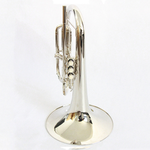 <span class=keywords><strong>Mellophone</strong></span> en laiton jaune de bonne qualité à prix de gros, instrument de marche nickelé, instrument de musique pas cher - Product Image 3