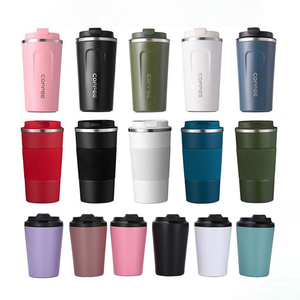 Vaso Térmico de Doble Pared de 510 ml para Bebidas de Café, Taza Inteligente de Acero Inoxidable con Recubrimiento en Polvo y Tapa con Cierre a Presión - Product Image 6