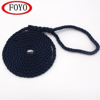 Corde d'amarrage professionnelle en polypropylène fabriquée au Fujian pour bateaux, fournitures marines