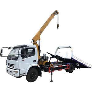 Camion tracteur DongFeng 4x2 fabriqué en Chine, plateforme coulissante professionnelle, camion de dépannage, camion de remorquage, sous-élévateur pour le sauvetage et la récupération - Product Image 1
