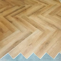 Vente en gros usine – Revêtement de sol SPC vinyle à clipser, intérieur, uni, écologique, étanche, motif chevrons, épaisseur 4-8mm, installation facile