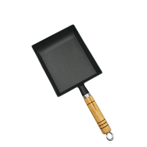 Sartén Tamagoyaki de hierro fundido, sartén <span class=keywords><strong>japonesa</strong></span> para tortillas, sartén antiadherente, utensilios de <span class=keywords><strong>cocina</strong></span> presazonados para uso <span class=keywords><strong>en</strong></span> la <span class=keywords><strong>cocina</strong></span> - Product Image 1