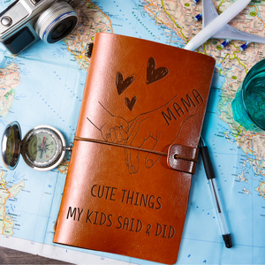 Diario Personalizado de Tapa Dura en Cuero PU, Agenda con Cordón, Libro de Recuerdos para Mamás - Product Image 6