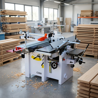 HYSEN SICAR C300 Machine à bois combinée de précision 5 opérations, Raboteuse-Dégauchisseuse pour le travail du bois