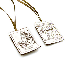 Ciondolo Religioso Retrò, <span class=keywords><strong>Scapolare</strong></span> Cattolico, Talismano Protettivo, Distintivo da Spalla, Decorazione all'Ingrosso - Product Image 4