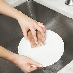 Cleanfull nhiệm vụ nặng nề sợi dừa cellulose Scrubber Pads Chất lượng cao óc chó nhà bếp bọt biển - Product Image 5