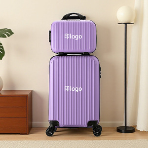 Ensemble <span class=keywords><strong>de</strong></span> valises transfrontalières 14'' (main) + 20'' (cabine) en PP, coffret cadeau - Product Image 1