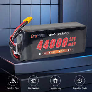 High Capacity <b>Lipo</b> <b>Battery</b> XT90 6S 12S 22.2V 44.4V 25C 50C 44000mAh 54000mAh 65000mAh Agricultural Drone - Product Image 5