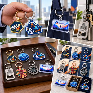 Llaveros Personalizados con Logotipo Corporativo en Materiales Mixtos: Esmalte, PVC, Acrílico y Acero Inoxidable para Regalos Empresariales OEM ODM - Product Image 3