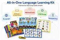 Stylo parlant intelligent, jouets éducatifs pour enfants, apprentissage de l'anglais, du coréen, du philippinais, du japonais, livres audio avec batterie au lithium, plastique