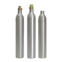 0.3L 0.5L 0.6L Bleu Aluminium Acheter Argon Azote Hélium Co2 Portable Oxygène Haute Pression Bouteilles de Gaz Bouteille Prix à vendre