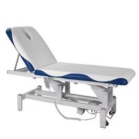 Fauteuil de massage moderne Moq1 pour salon de beauté, lit électrique à 3 moteurs, lit de soin du visage, mobilier de spa, lit incurvé pour les cils, large