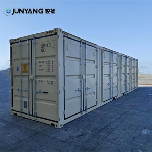 New 40HC 4-Door Multi-Side Access Portable Corten Steel <b>Storage</b> <b>Units</b> 40ft Side <b>Opening</b> Shipping Containers - Product Image 1