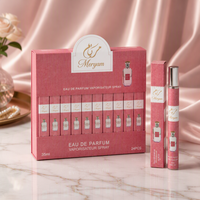 Flacon Argenté Graphique Blush Him & Her Eau De Parfum Vaporisateur Verre Transparent Étui Luxe Hôtel Croisière Longue Durée
