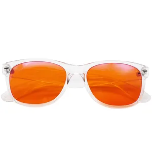 100% 오렌지 호박색 렌즈 안티 블루 라이트 차단 안경 컴퓨터 남성용 안경