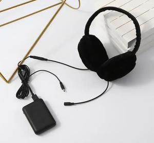 新しい暖かい暖房イヤーマフぬいぐるみと霜防止折りたたみ式イヤーマフ加熱屋外冬用ギア卸売用 - Product Image 5