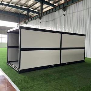 ตู้คอนเทนเนอร์พับเก็บได้สำหรับใช้ในสำนักงานซักรีดห้องรับประทานอาหารใน20FT และ40ft หรูหราใช้ในโรงเรียนห้องนอน - Product Image 3