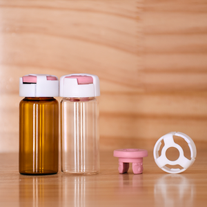 Ampoule médicale en verre ambré transparent de haute qualité, 3 ml, 5 ml, 10 ml, 20 ml, 30 ml, avec bouchon en caoutchouc - Product Image 5