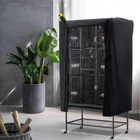 Nouvelle cage à oiseaux d'extérieur, auvent de cage à animaux étanche, couverture anti-poussière domestique revêtue d'argent pour éviter la pluie
