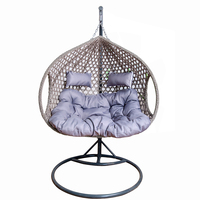 Vente en gros de meubles d'extérieur modernes de haute qualité, hamac, chaise avec support pour balcon et jardin, balançoire en rotin, œuf suspendu, un siège