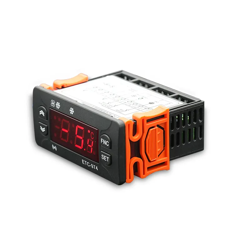 Controlador Digital de Temperatura con Pantalla LCD, Termostato de Humedad, para Congelador, Refrigerador, con Control de Temperatura Digital, 2 Unidades