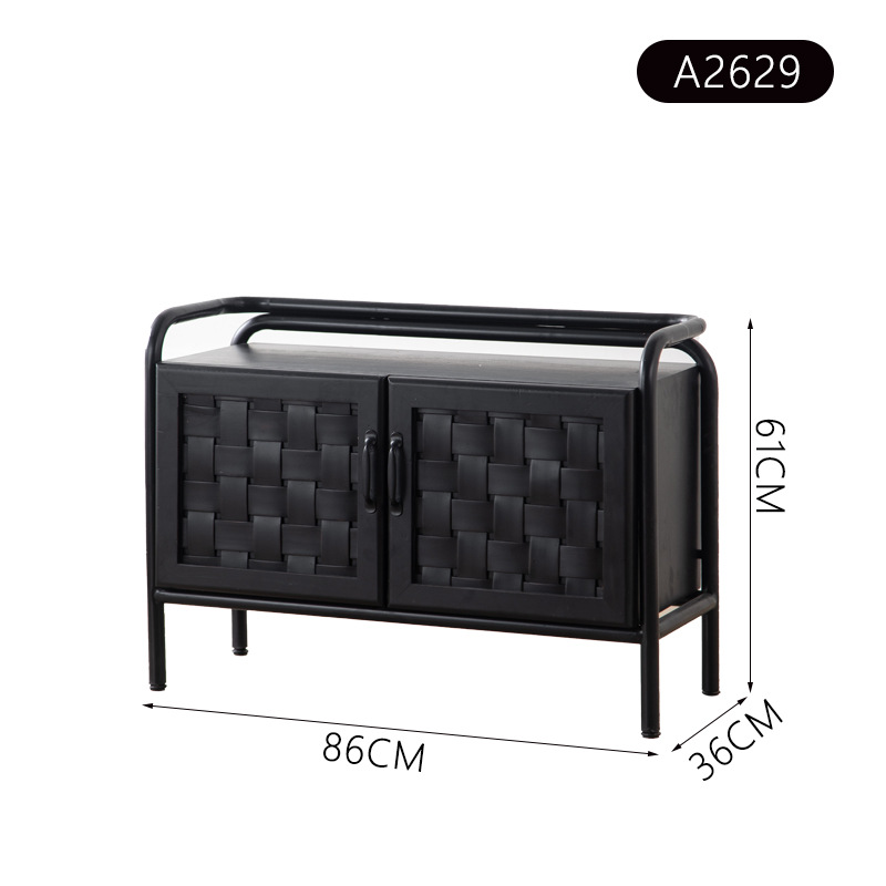 ตู้ไซด์บอร์ดสีดำ - A2629