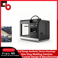 Boîtier en plastique ABS pour instrument de détection médical de bureau, moulage sur mesure de précision en usine, service OEM privé
