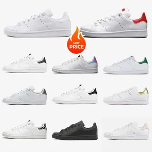 Chaussures de course classiques Superstars 2025 pour hommes et femmes, baskets noires, blanches, rouges, argentées, vertes, roses, bleu marine, chaussures de sport - Product Image 1