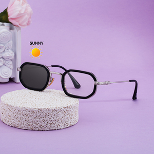 Lunettes <span class=keywords><strong>de</strong></span> soleil photochromiques anti-lumière bleue UV400 rectangulaires personnalisées avec logo <span class=keywords><strong>de</strong></span> designer Partagas Fashion Fancy pour hommes - Product Image 1