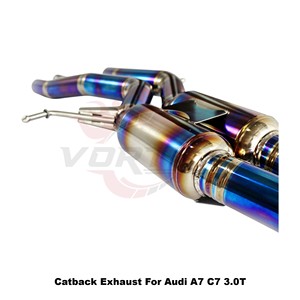 ท่อไอเสียไทเทเนียม Vortex Performance สำหรับ Audi A7 C7 3.0T ปี 2010-2018 พร้อมวาล์วสุญญากาศ ชุด Catback Tuning Muffler - Product Image 4