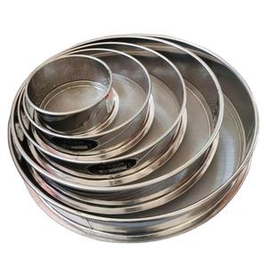 Cottura personalizzabile in acciaio inox portatile setaccio a maglia agitatore farina manovella farina glassa zucchero farina setaccio setaccio - Product Image 1