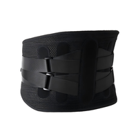 Ceinture de soutien lombaire élastique et respirante avec plaque en acier pour les travailleurs à la tâche manuelle intensive