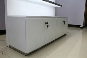 In-Stock LED Stainless Steel Wood Display Showcase for Luxury Retail Store Fit-Out Beauty <b>Watch</b> Cigar Shop Interior Design - Product Image 4