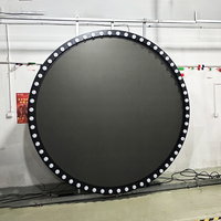 Écran LED circulaire Aglare P2.5 P3 P4 de 55 cm, 60 cm, 1,5 m, 2 m de diamètre, affichage LED latéral rond pour la publicité extérieure