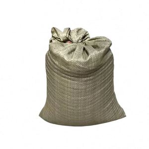 Sac en PP personnalisé de 50 kg, 100 % nouveau matériau, pour l'emballage de céréales, de déchets, de l'agriculture, surface sérigraphiée, poignée de fermeture à bec verseur - Product Image 1