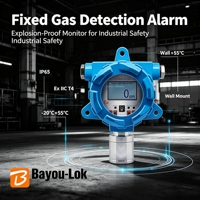 Detector de Gas de Dióxido de Azufre Industrial a Prueba de Explosiones Bayou-Lok, Monitor Fijo de SO2 con Pantalla LCD, Alta Precisión 1%, 25W, 1 Año de Garantía