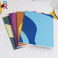 Carnet à couverture souple de qualité supérieure, personnalisé, recyclable, reliure parfaite, pour le bureau, les affaires, les études, usage personnel