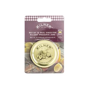 Discos de sellado Kilner, paquete de 12, para tarros de conservas, conservación casera - Product Image 1