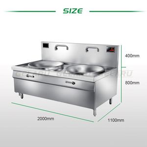 เตาอินดักชั่นสำหรับผัดอาหารจีนแบบพาณิชย์ - Product Image 3