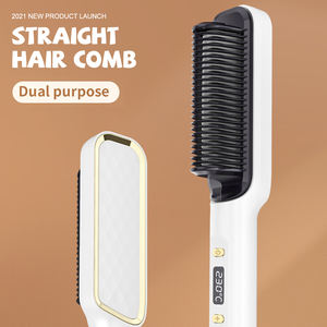 Peigne lisseur à <span class=keywords><strong>cheveux</strong></span> électrique, nouveau, produit de coiffure intelligent, pour Salon, 5 couleurs, fers négatifs, chaud, pour <span class=keywords><strong>cheveux</strong></span> bouclés, pour <span class=keywords><strong>cheveux</strong></span> bouclés, - Product Image 5