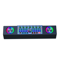 Kartu Suara SY8 Live Sound Card Audio All-in-one Mesin Karaoke Speaker Dual Wireless Mic dengan Peredam Kebisingan 5.0 untuk Siaran Langsung