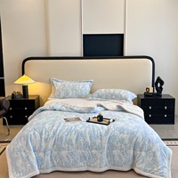 Plaid matelassé en velours de lait jacquard gaufré, imprimé réactif, réversible, chaud, motifs floraux variés disponibles