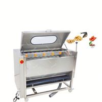 Heetverkopende palmvruchten borstel reinigingsmachine wortelrollerborstel gember kurkuma wasmachine automatische fruitwasmachine