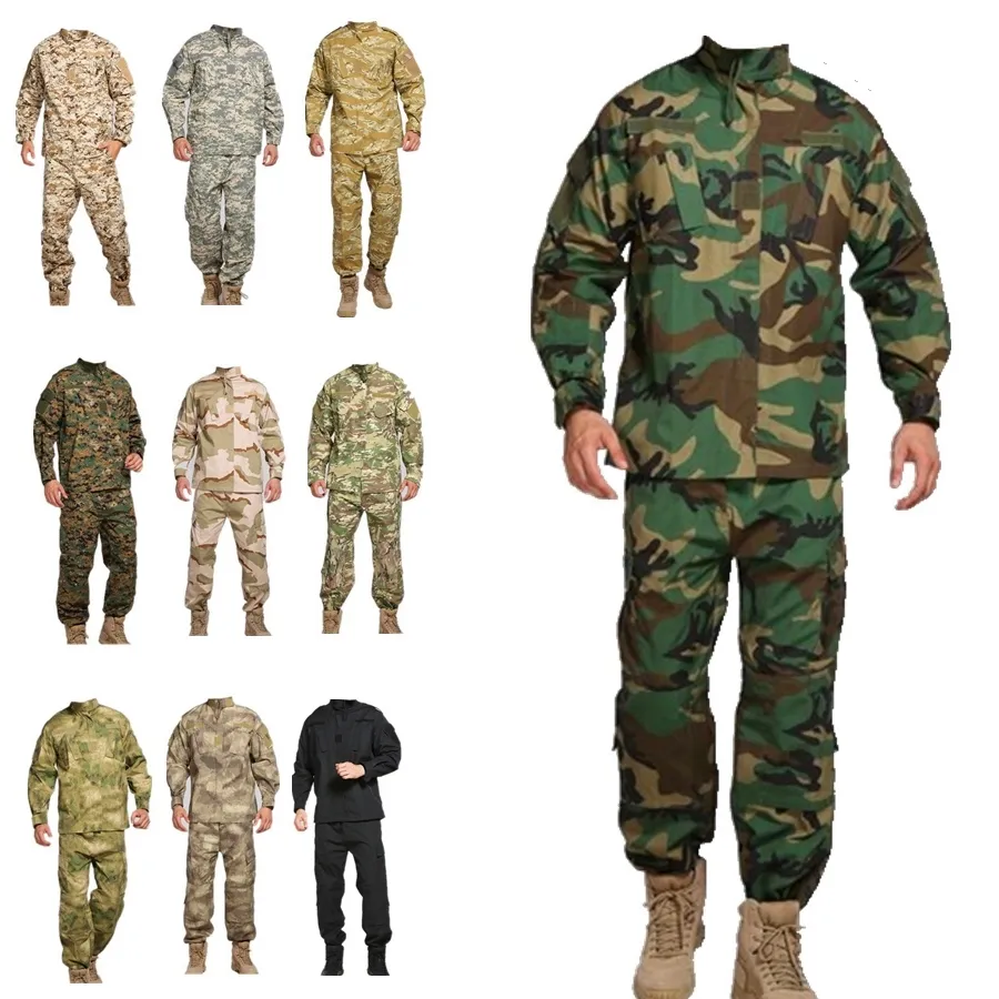 Gratis Monster Acu Camouflage Shirt Broek Camouflage Uniform Heren Kleding Pak Spel Kleding