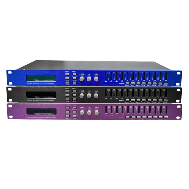 Sinbosen High Quality 4 in 8out Sound Amplifier DSP Digital Processor for Audio System