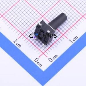 K2-6639SP-R4SC-04 Tactile Switch SMD-4P,6x6mm Switch Single Pole Single Throw Round Button 2.5N Vertical Mount - Product Image 2