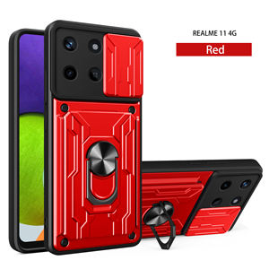 Funda Protectora con Anillo Magnético y Soporte para OPPO Realme 15X/P4 GT 8 C85 Pro/Neo7 Turbo/Find X9 Pro, con Ventana Deslizante para Tarjetas - Product Image 4