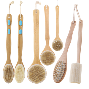 Cepillo de Baño Suave Abeis My-19 de Estilo Simple, Cuerpo Largo con Cerdas para la Limpieza Corporal en la Ducha, Hecho de Plástico - Product Image 3