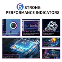 Console de jeu portable H55 PRO, écran IPS HD de 5,5 pouces, prend en charge plus de 40 simulateurs, joysticks RGB, batterie longue durée de 5000 mAh