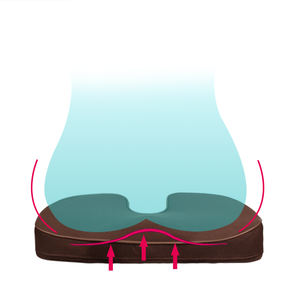 Coussin ergonomique OEM Coussin de siège de voiture en mousse à mémoire de forme pour automobile, bureau, maison - Product Image 5